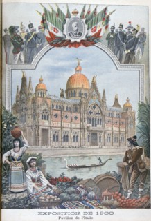 The Italian pavilion at the Universal Exhibition of 1900, Paris, 1900. Artist: Unknown