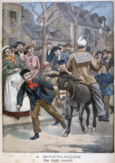 A traditional custom, Montluçon, France, 1900. Artist: Unknown