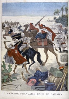 French Victory in the Sahara, 1900. Artist: Joseph Belon