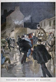 Arrested by the police, Paris, 1900. Artist: Unknown