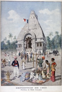 The French India pavilion at the Universal Exhibition of 1900, Paris, 1900. Artist: Unknown