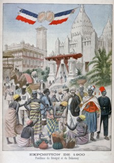 The Sengalise pavilion at the Universal Exhibition of 1900, Paris, 1900. Artist: Unknown
