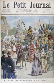The grape harvest festival, Universal Exhibition of 1900, Paris, 1900. Artist: Unknown