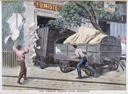 Train crash, 1900. Artist: Unknown