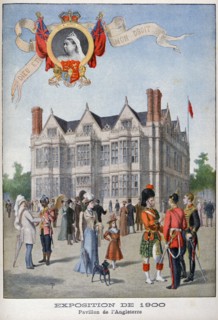 The British pavilion at the Universal Exhibition of 1900, Paris, 1900. Artist: Unknown