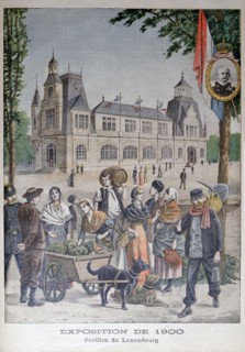 The Luxembourg pavilion at the Universal Exhibition of 1900, Paris, 1900. Artist: Unknown