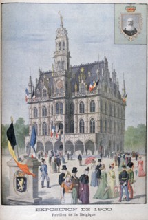 The Belgium pavilion at the Universal Exhibition of 1900, Paris, 1900. Artist: Unknown