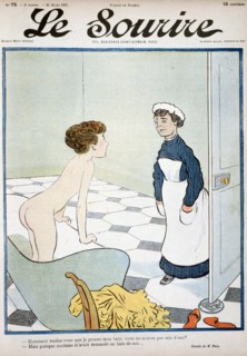Front cover of 'Le Sourire' magazine, 30th March 1901. Artist: Fernand Fau