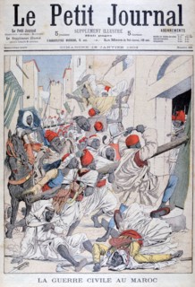 Civil war in Morocco, 1903. Artist: Unknown
