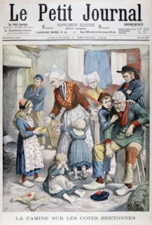 The famine of the Breton fishermen, 1903. Artist: Unknown