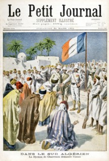 South of Algeria, Djemaa de Charrouin asks for mercy, 1901. Artist: Unknown