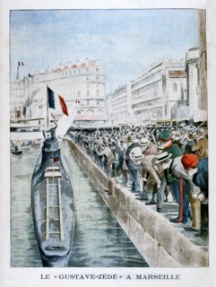 The 'Gustave-Zede' arrives in Marseilles, 1901. Artist: Unknown