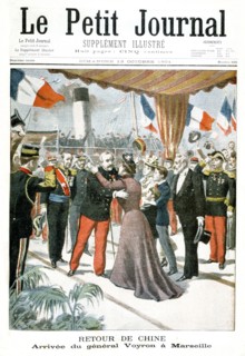 Arrival of General Voyron at Marseilles on his return from China, 1901. Artist: Unknown