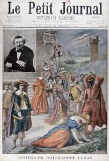 Centenary of the birth of Alexandre Dumas, 1902. Artist: Yrondy