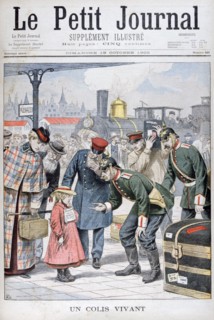 A living parcel, Germany, 1902. Artist: Unknown