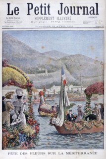 The festival of flowers on the Mediterranean, 1902. Artist: Yrondy