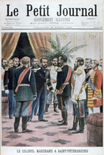 Colonel Jean-Baptiste Marchand in St Petersburg, Russia, 1902. Artist: Unknown