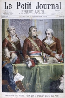 The Installation of the Council of State by the First Consul Napoleon, 1799 (1902). Artist: Unknown