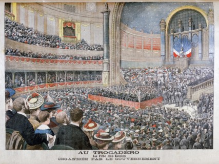 Festival of State Schools organised by the Government at the Trocadero in Paris, 1904. Artist: Unknown