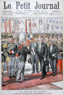 The President of the Republic of France in Rome, 1904. Artist: Unknown