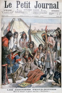 Death of Joseph, Chief of the Nez-Perce, 1904. Artist: Unknown
