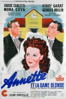 Jean Dreville's 'Annette et la Dame Blonde', (Annette and the Blonde Woman), 1941. Artist: Unknown