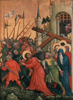 'Victory of King Ludwig I of Hungary over the Bulgarians in 1377', 1430 Artist: Lambrechter Votivtafel