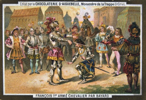 Francois I creates knight at Bayard, 1515, c19th Century. Artist: Unknown