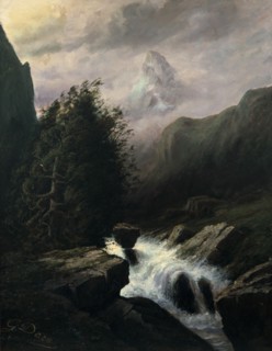 'Storm on the Cervin Mountain', 19th century.  Artist: Gustave Doré