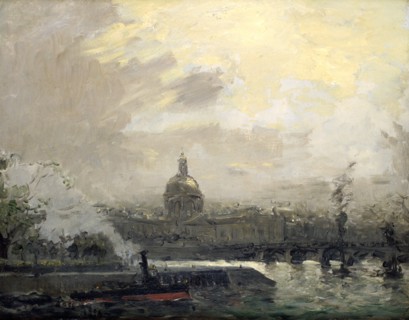 'The Seine, Conti Quay', c19th Century. Artist: Frank Myers Boggs