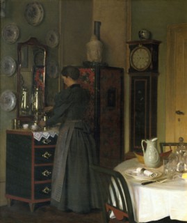 'Tea-time', 1898 Artist: Valdemar Kornerup