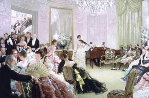 'Hush!', (The Concert), c1875. Artist: James Tissot