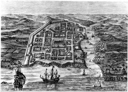 Old Santo Domingo city, 1873. Artist: Unknown