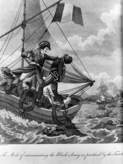 'The Mode of Exterminating the Black Army as Practised by the French', 1805.  Artist: John Barlow