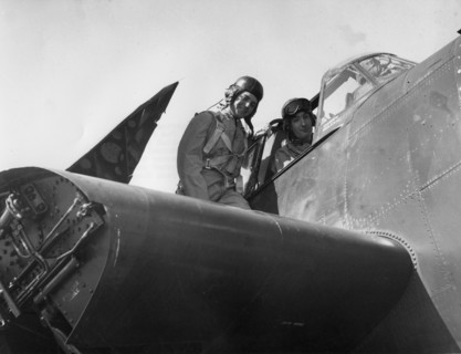 French aviation personnel being trained at the naval air station, Quonset, Rhode Island, USA, 1951. Artist: Unknown