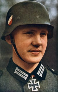 First German soldier to receive the Knight's Cross, 1941.  Artist: Umbo
