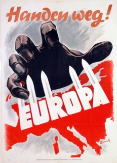 German anti-communist propaganda poster, c1939-c1945. Artist: Erik