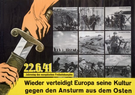 German anti-communist propaganda poster, c1941-c1945. Artist: Unknown