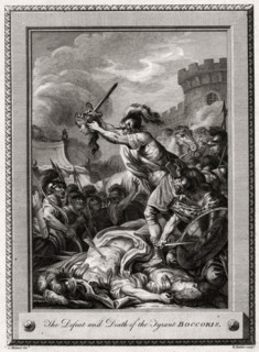 'The Defeat and Death of the Tyrant Boccoris', 1774. Artist: W Walker