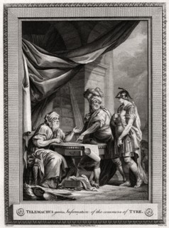 'Telemachus gains Information of the commerce of Tyre', 1775. Artist: W Walker