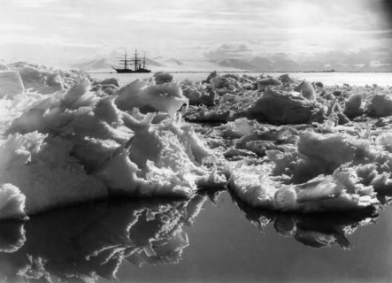 The 'Terra Nova' in McMurdo Sound, Antartica, 1911. Artist: Herbert Ponting