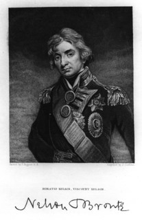 Horatio Nelson, 1st Viscount Nelson, English naval commander, 19th century. Artist: J Cochran