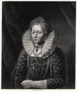 Queen Elizabeth I, 19th century.Artist: W Holl