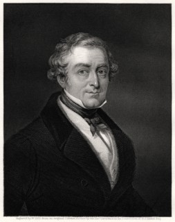 Sir Robert Peel, British Prime Minister, 19th century. Artist: W Holl