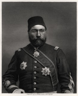 Osman Nuri Pasha, field marshal of the Ottoman Empire, 19th century. Artist: George J Stodart