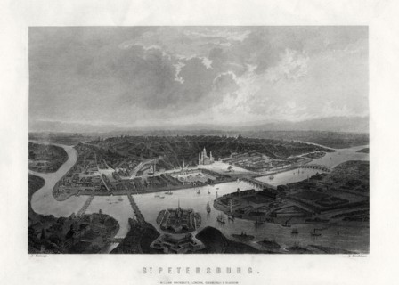 'St Petersburg', Russia, 19th century. Artist: S Bradshaw