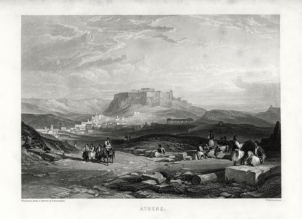 'Athens', Greece, 1887. Artist: W Richardson