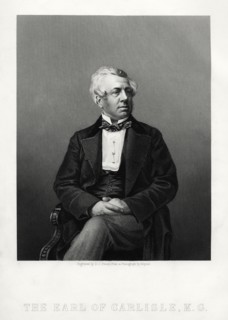 George William Frederick Howard, 7th Earl of Carlisle, British politician and statesman, c1880.Artist: DJ Pound