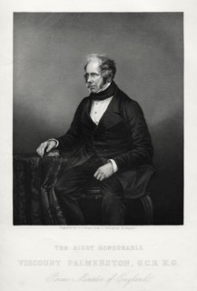 Henry John Temple, 3rd Viscount Palmerston, British statesman, c1880. Artist: DJ Pound