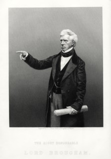 The Right Honourable Henry Brougham, Lord High Chancellor of Great Britain, c1880. Artist: DJ Pound